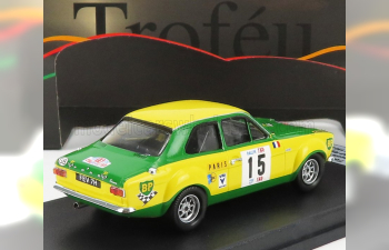 FORD Escort Mki №15 Rally Tap (1970) J.F.Piot - F.Murac, Yellow Green