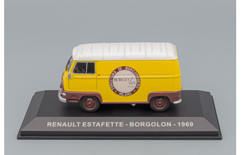 RENAULT Estafette Van Borgolon 1969, Yellow Brown White