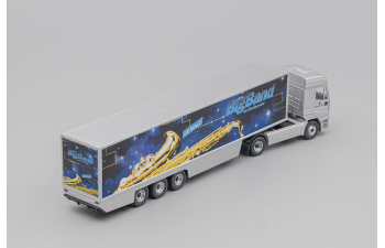 IVECO EuroStar Tractor / Trailer "Bundeswehr Big Band", silvermetallic / black / blue / gold