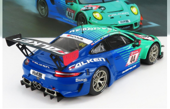 PORSCHE 911 991 Gt3 R Team Falken Motorsports N 44 24h Nurburgring 2020 P.dumbreck- M.ragginger - S.muller - K.bachler, Light Green Blue