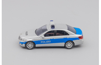 MERCEDES-BENZ E-Class (W212) Classic "Polizei Hamburg", silvermetallic / blue