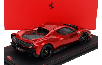 FERRARI 296 Speciale (2025) - Con Vetrina - With Showcase, Rosso Magma - Red Met