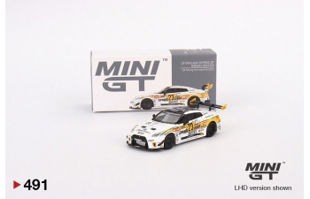 NISSAN Gt-r (r35) Liberty Walk Lb Works №23 Formula Drift (2022), White Yellow