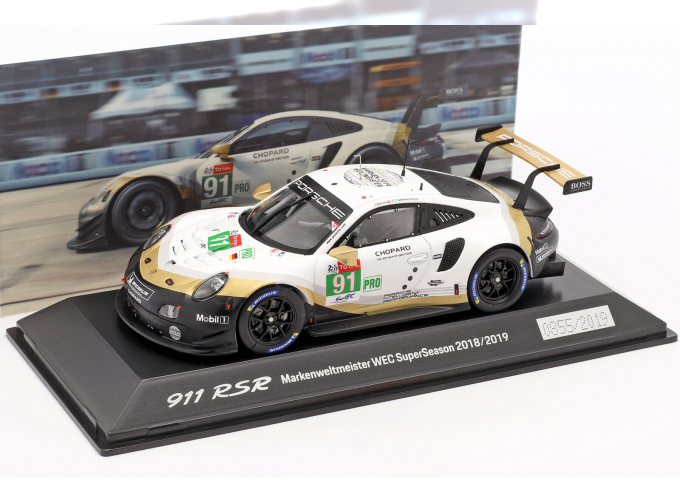 Porsche 911 RSR #91 Weltmeister WEC SuperSeason 2018/2019 24hLeMans