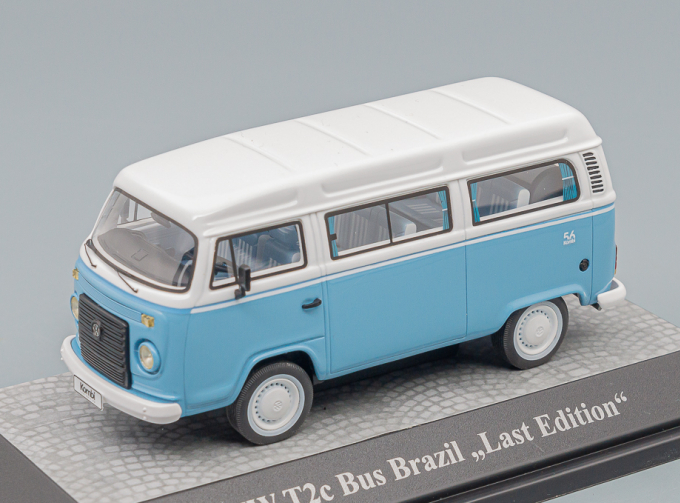 VOLKSWAGEN T2c Bus Brazil "Last Edition" (2013), light blue / white