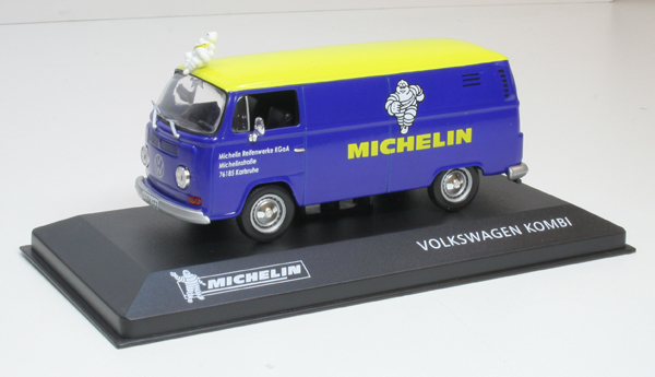 VOLKSWAGEN Kombi "Michelin", blue / yellow