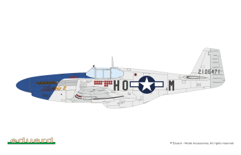 Сборная модель P-51B Mustang Birdcage Canopy Weekend edition