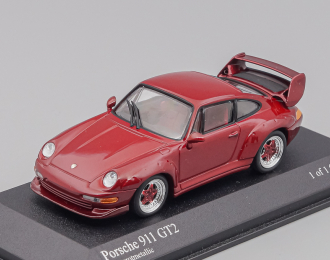 PORSCHE 911 GT2 1995, red metallic