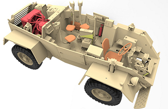 Сборная модель Humber Armored Car MK.III