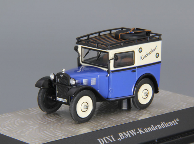 DIXI Eillieferwagen BMW-Kundendienst, blue / beige