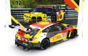 BMW 4-series M4 Gt3 Team Bmw Junior №72 24h Nurburgring (2023) Dan Harper - Max Hesse - Neil Verhagen, Black Yellow Red