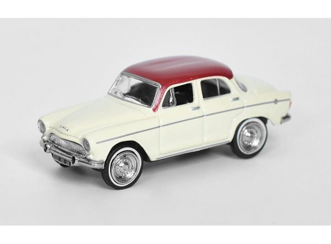 SIMCA Aronde Monthlery (1962), white / red