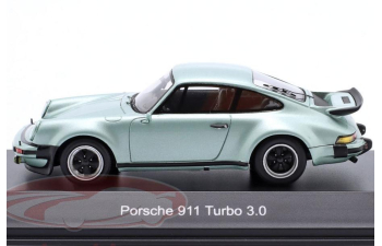 PORSCHE 911 (930) Turbo 3.0 (1977), silver-green metallic
