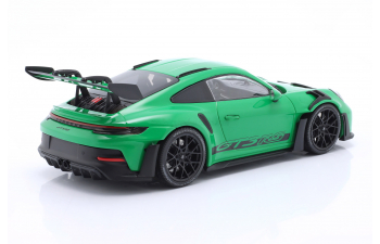 PORSCHE 911 992 Gt3 Rs Coupe (2023) - Silver Rims, Green Black