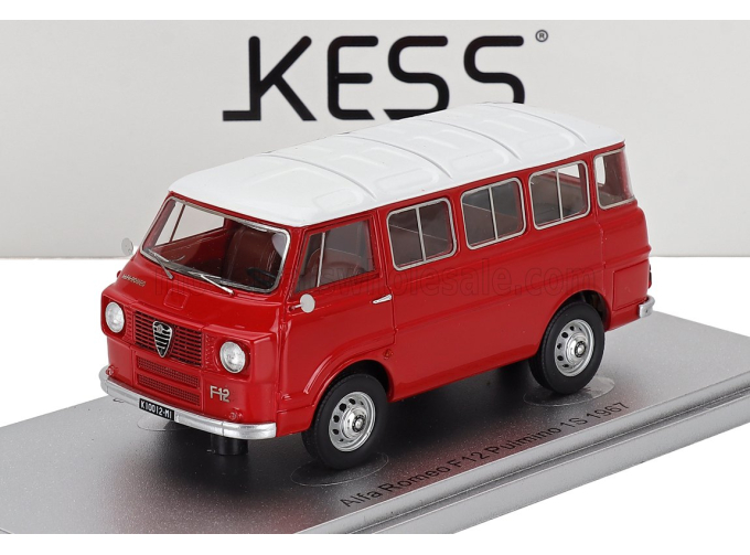 ALFA ROMEO F-12 MINIBUS 1-SERIES (1967), red/white