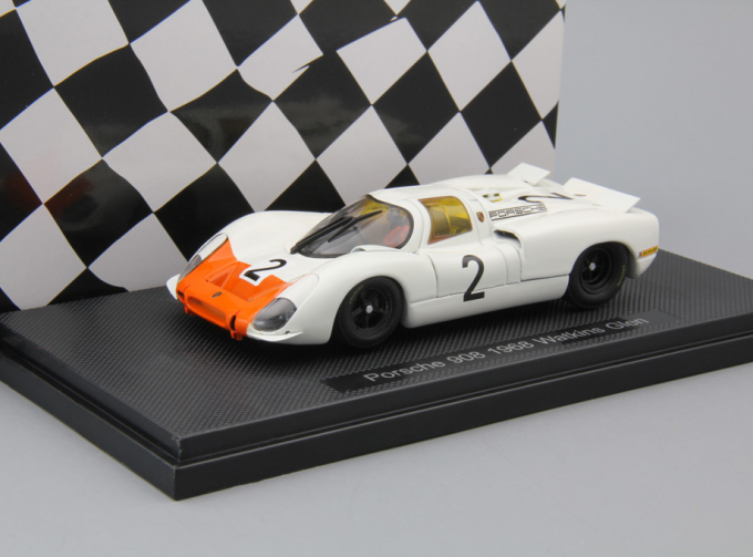 PORSCHE 908 Short Tail Watkins Glen #2 (1968), white