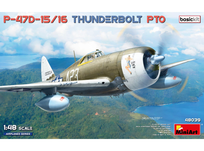 Сборная модель DRAGON WINGS P-47d-15/16 Thunderbolt Airplane Military 1942
