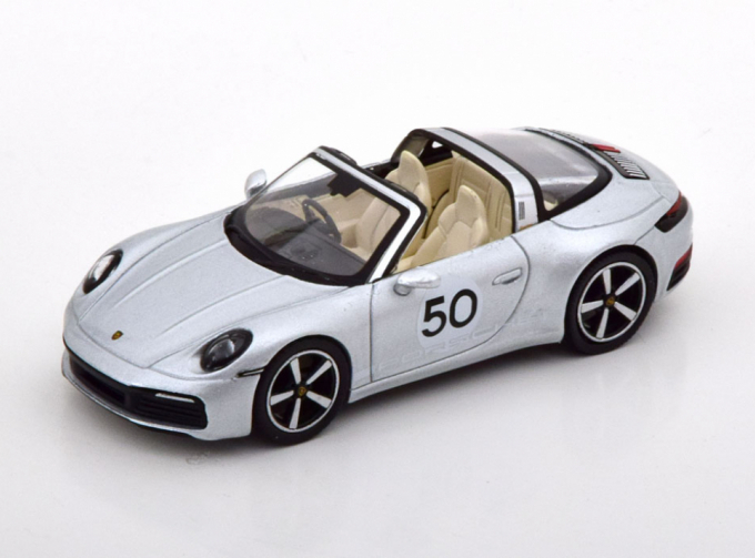 PORSCHE 911 992 Targa 4s №50 Heritage Design Edition Rhd (2020), Silver