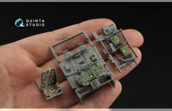 3D Декаль интерьера кабины A6M2 Zero (пр-ва Nakajima) (Border Model)