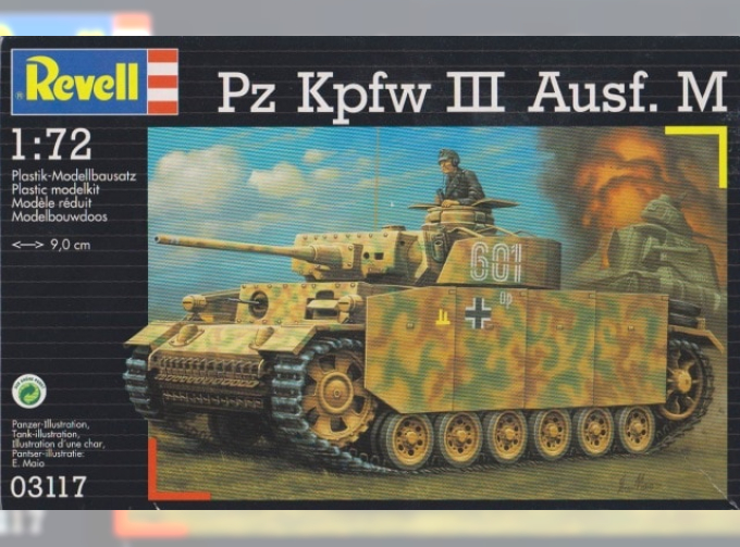 Сборная модель Немецкий танк Pz Kpfw III Ausf. M