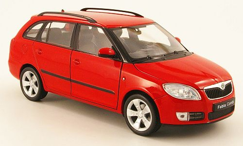 SKODA Fabia II Combi, red