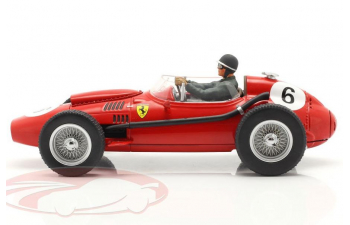 Фигурка сидящего гонщика в серо зеленой куртке