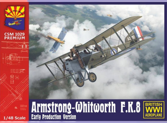 Сборная модель Armstrong-Whitworth F.K.8 Early