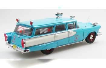 EDSEL Villager ambulance (1958), blue/white