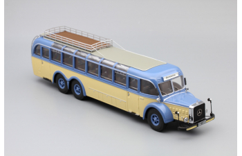 MERCEDES-BENZ O10000 Bus, blue / cream / grey