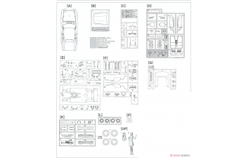 Сборная модель JAGUAR Xj-s Twr Sports With Haku Rinpha Figure