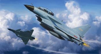 Сборная модель Chinese PLA AF J-10S 'Vigorous Dragon' Twins-seat Fighter/Trainer
