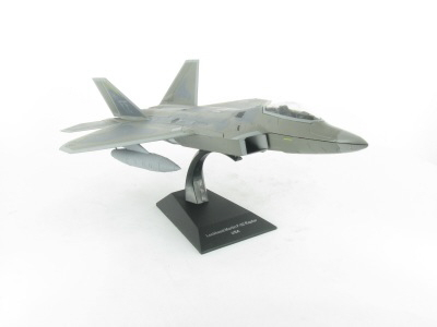 Lockhled Martin F-22 Raptor (États-Unis), серия Avions de Combat à Réaction 34, серый