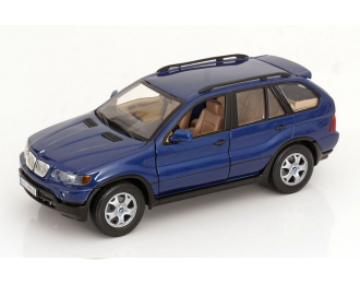 BMW X5 (2001), blue metallic