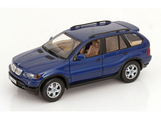 BMW X5 (2001), blue metallic