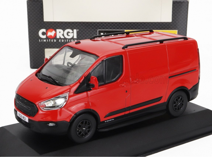 FORD Transit Custom Van (2018), Red Black