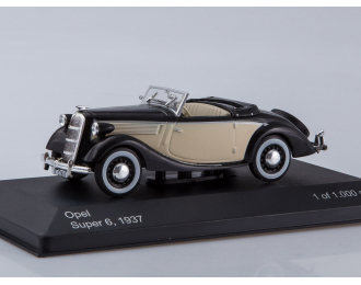 OPEL Super 6 Convertible (1937), black / beige