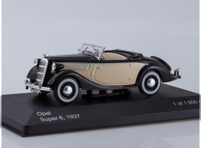 OPEL Super 6 Convertible (1937), black / beige