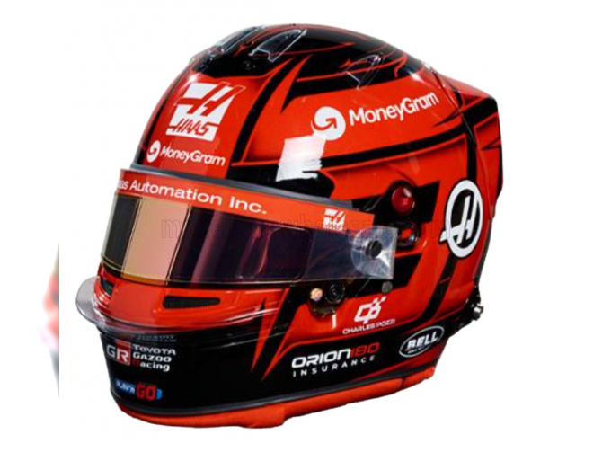 BELL HELMET Casco Helmet F1 Esteban Ocon Team Moneygram Haas №31 Season (2025), Red Black