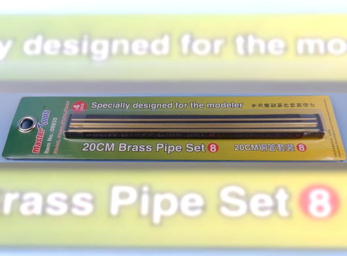 20CM Brass Pipe Set 8--2.1,2.3,2.5,2.8*4