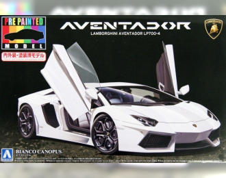 Сборная модель Lamborghini Aventador LP700-4 (White Pearl)