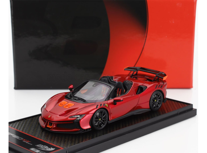 FERRARI Sf90 Xx Stradale Spider (2024), Rosso Fuoco - Red Met Orange Black