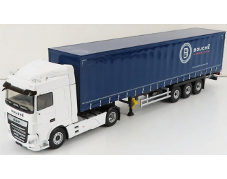 DAF Xf480 Superspace My 2017 Truck Telonato Bouche Transports (2017), White Blue