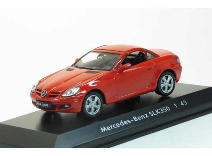 MERCEDES-BENZ SLK350 hard top, High Speed 1:43, red