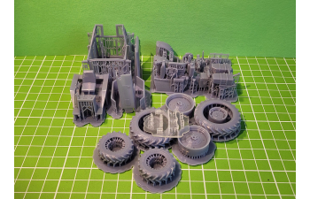 Сборная модель трактор МТЗ-82.1 с балочным мостом (облегченный вариант сборки)