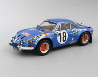 Renault-Alpine A110 1800S #18 Winner Monte Carlo Rally 1973 Andruet - Petit, blue