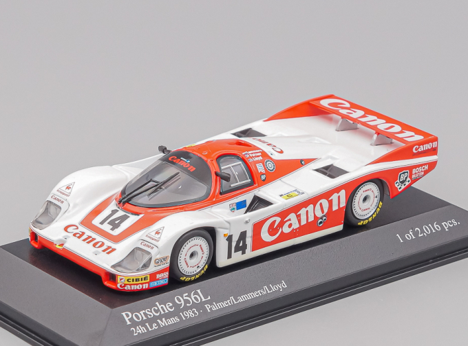 PORSCHE 956L Canon №14 24h Le Mans (1983)Palmer/ Lammers /Lloyd 