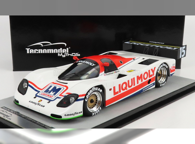 PORSCHE 962c Gti Type 935 2.8l Turbo Team Liqui Moly Equipe №15 1000km Brands Hatch (1987) M.baldi - J.dumfries, White Red