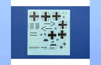 Сборная модель Немецкий истребитель Messerschmitt BF.109 E-4