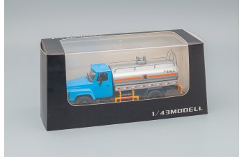 DONGFENG 140 series fuel tank truck, blue / silver