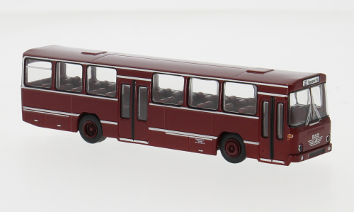 MAN-Büssing BS 120N Regionalverkehr Hannover (1972), dark red